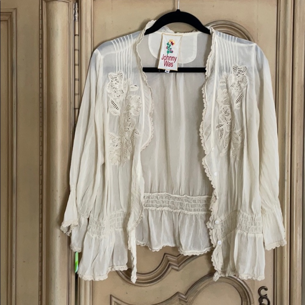 JOHNNY WAS ✨ Blouse/Sweater size Medium